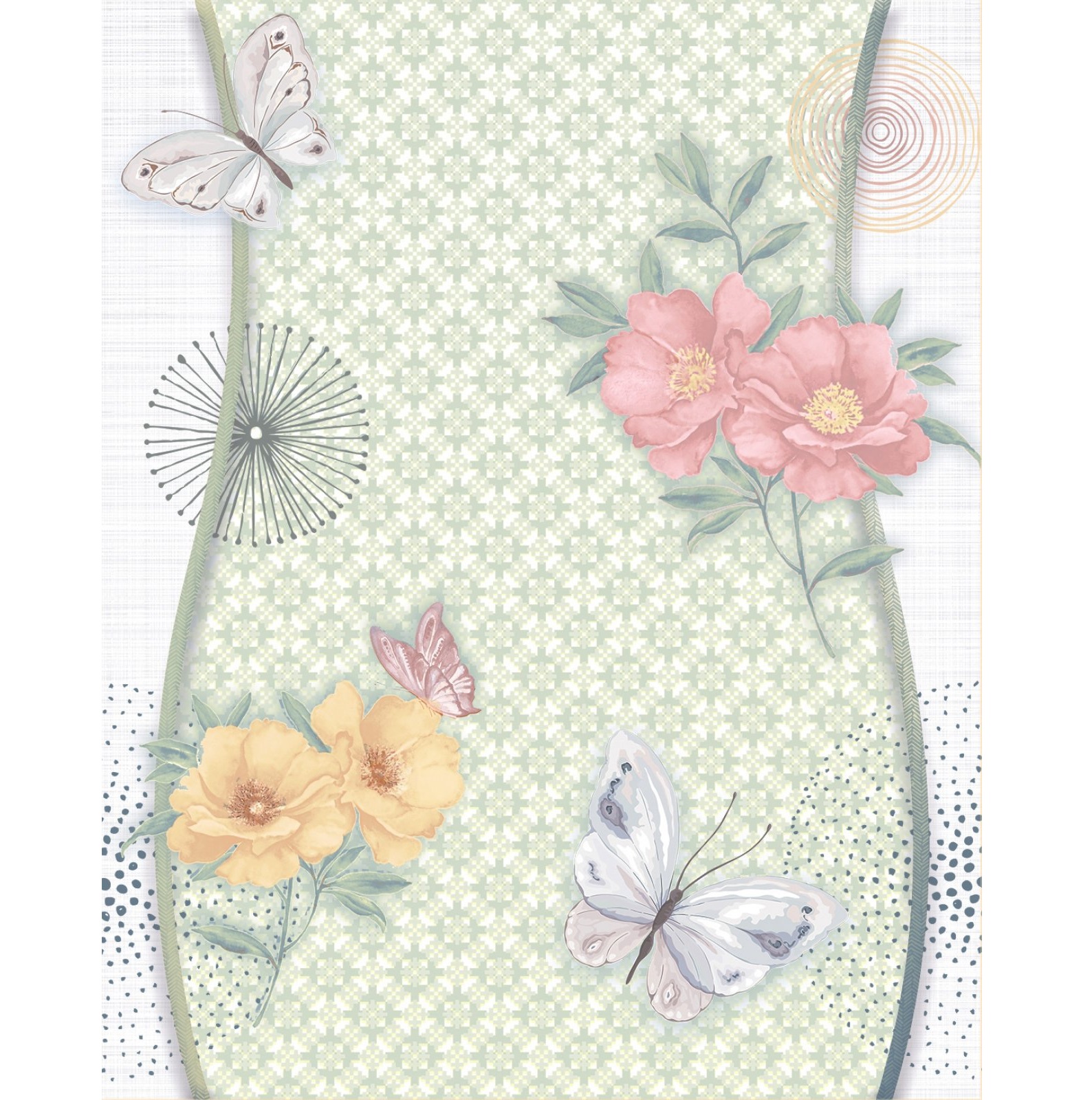 Asia Tile Violetta Green 20x25